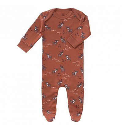 FRESK Rendier amber - Pyjama met voetjes- 0m newborn