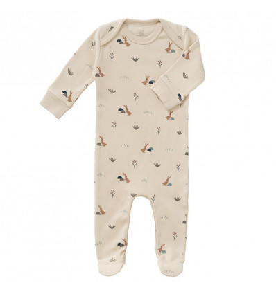 FRESK Konijn zand - Pyjama met voetjes - 0m newborn