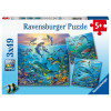 RAVENSBURGER Puzzel - Onderwater 3x49st