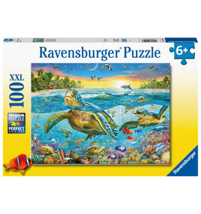 RAVENSBURGER Puzzel - Zeeschildpadden - 100st. XXL