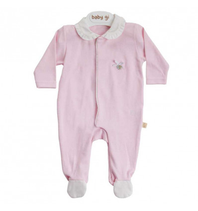 BABY GI Pyjama katoen - roze - 3M