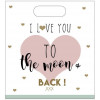 Luxe zakje - I love you to the moon and back