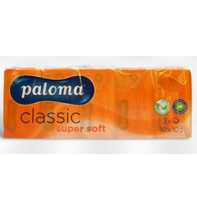 PALOMA Classic super soft zakdoeken 3lg 10x10