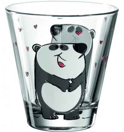 LEONARDO Kinderglas 215ml - panda Bambini