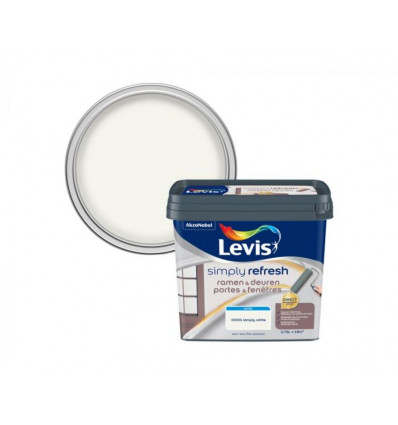 Levis SIMPLY REFRESH Ramen& deuren 750ml - satin white
