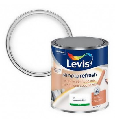 Levis SIMPLY REFRESH Muurverf 1L - mix white