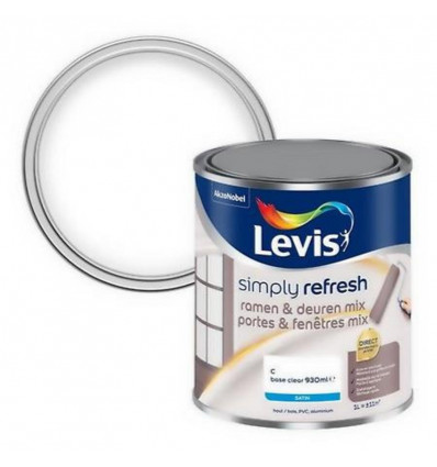Levis SIMPLY REFRESH Ramen&Deuren 930ml - satin mix clear