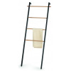 KELA Oak handdoekhouder ladder - H180cm B 56cm muurafstand 24cm eikenhout&metaal
