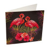 Crystal Card - Flamingo's - 18x18cm 10086850