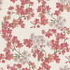 DUTCH Grace vliesbehang - chery blossom cream/red - 53cmx10m