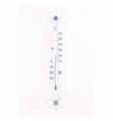 Thermometer met zuignappen