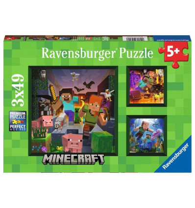RAVENSBURGER Puzzel - Minecraft biomes