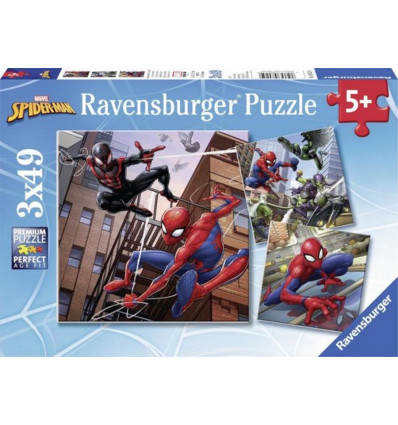 RAVENSBURGER Puzzel - Spider Man in actie