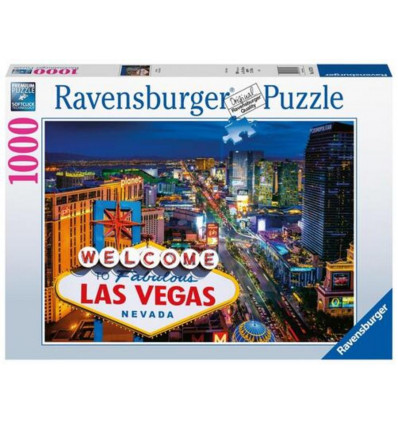 RAVENSBURGER Puzzel - Las Vegas 1000st