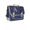 CARAMEL&CIE Schooltas 38cm- sterrenbeeld nachtblauw (constellation)