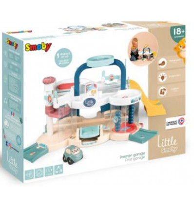 Little SMOBY Eerste speelgoed garage inclusief 1 auto - vanaf 18 maanden