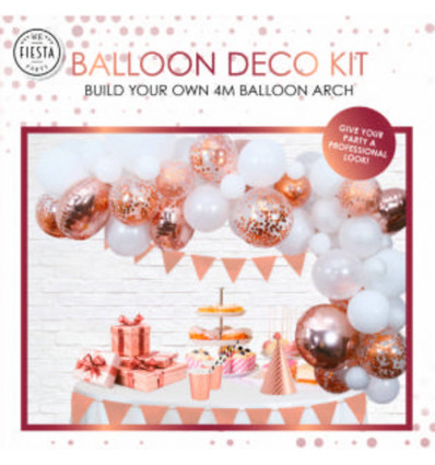 FIESTA Ballon kit deco - roze goud