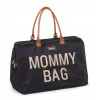 CHILDHOME Mommy Bag verzorgingstas - zwart/ goud luiertas
