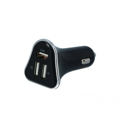 CARPOINT Triple USB autolader - 12/24V 2x1A & 1x2.4A