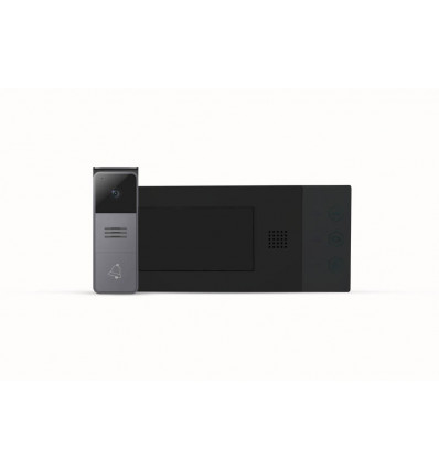 Videofoonkit - 2draads 4.3inch LCD zwart