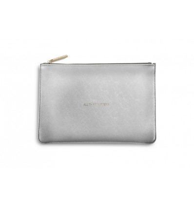PERFECT POUCH All that glitters - zilver