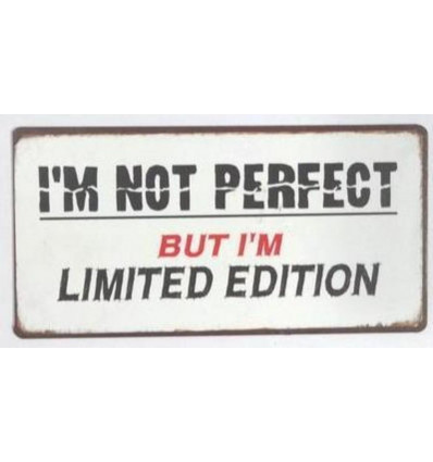 Magnet - I'm not perfect, but I'm limite- 10x5cm
