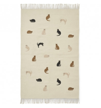 LIEWOOD Bent tapijt - S 80x120cm - cat/ apple blossom