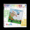 PIXEL - XL set - wit schaap met grote flexibele basisplaat