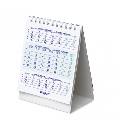 BREPOLS Wire-O - Bureau kalender staand
