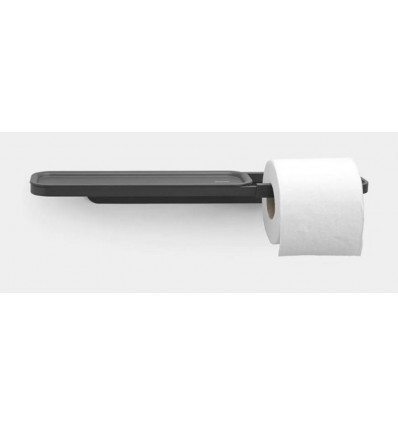 BRABANTIA Mindset toiletrolhouder met plankje - mineral infinity grey