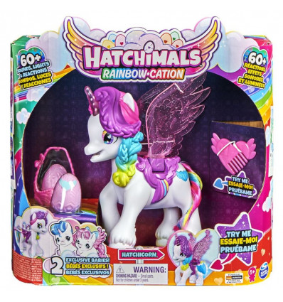 HATCHIMALS Rainbowcation - Magic wing unicorn