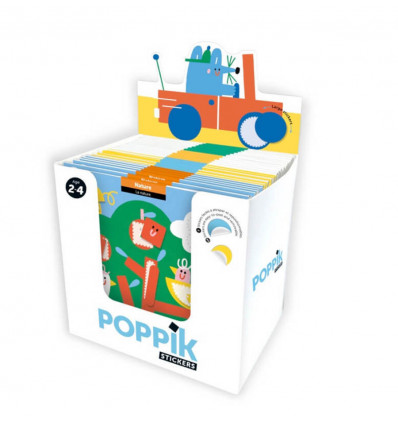 POPPIK Stickers baby - pop ass. (+2j.) (prijs per stuk)
