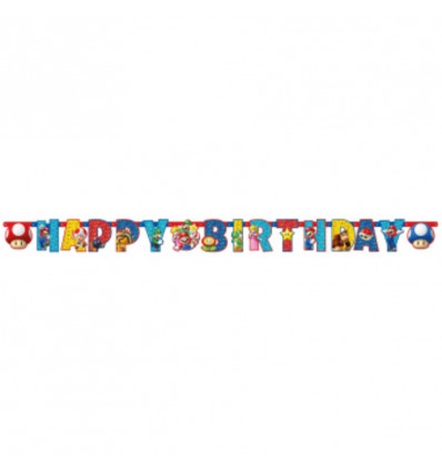 SUPER MARIO - Letterslinger Happy birth day