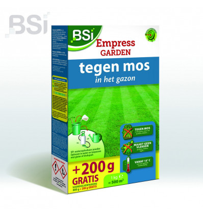BSI Empress garden - 1KG voor 500m2 -onkruidbestrijder tegen mos in het gazon
