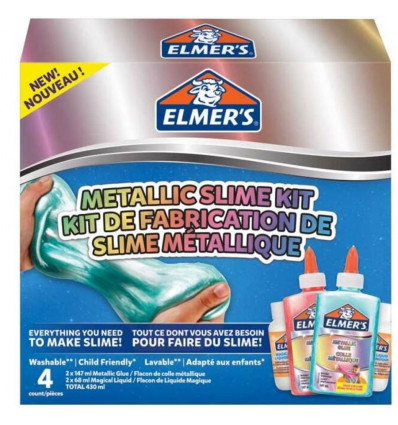 ELMER'S Metallic slime kit slijmpakket