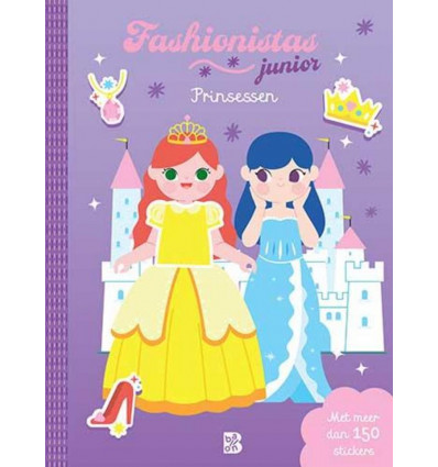 Fashionistas junior - Prinsessen - aankleed stickerboek