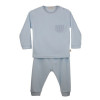 BABY GI Pyjama 2dlg - blauw streep - 12m