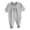 Baby Gi pyjama tiger - grijs - 3m