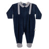 Baby Gi pyjama velours - navy - 3m