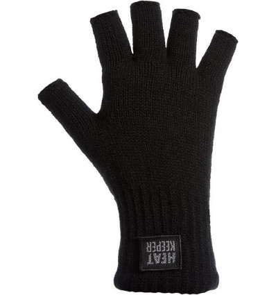 HEAT KEEPER Vingerloze thermo handschoen - zwart - XXL