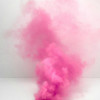 Gender reveal - pink smoke - roze rook