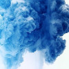 Gender reveal - blue smoke - blauwe rook