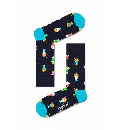 Happy Socks NAVY 4paar - 36/40 geschenkverpakking