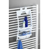 WENKO Universeel badkamerrek - wit 26x55cm wit kunststof voor douche of radiator