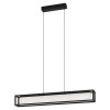 Eglo GUALAJO Hanglamp - LED H1500 27W - zwart/satijn