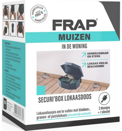FRAP Securibox muizen - lokaasdozen 2st.