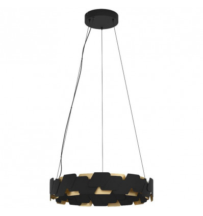 Eglo ALTAGRACIA Hanglamp - LED H1500 D615 2x35W - zwart/goud TU UC