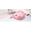 MUSE Draagbare radio CD speler microfoon boombox - roze 10099347