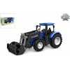 KidsGlobe tractor freewheel + frontlader 27cm - blauw