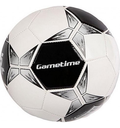 GameTime voetbal 280g - maat 5 - wit/ grijs